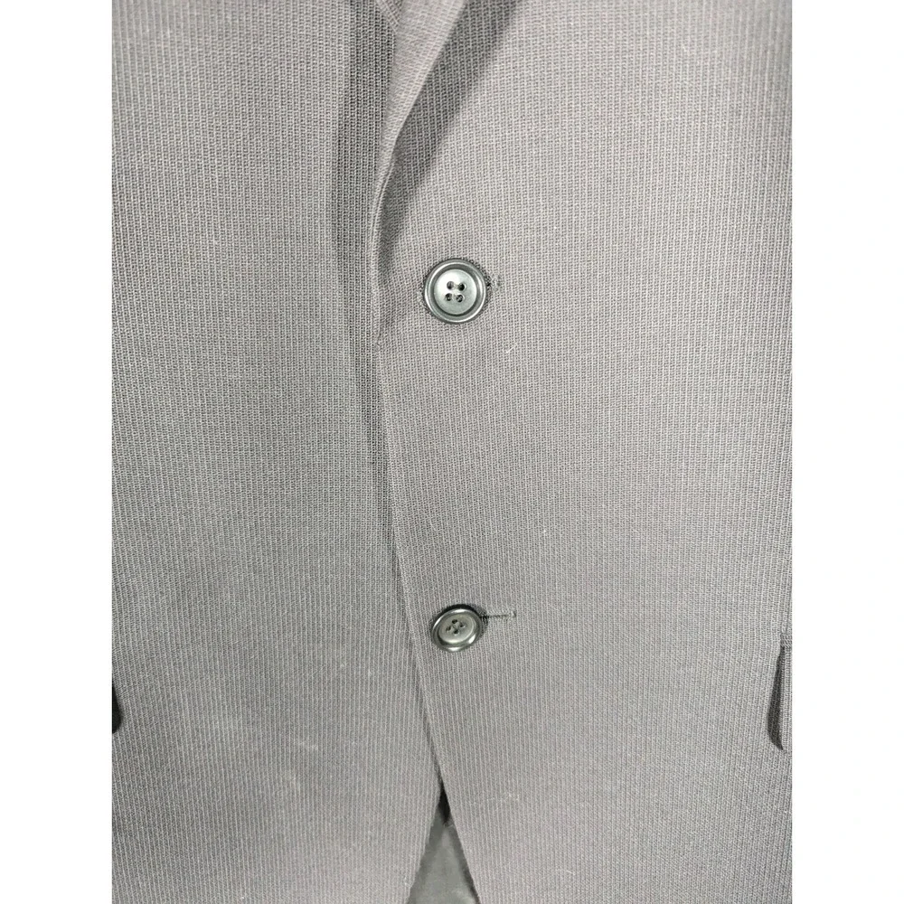 Canali proposta‎ Mens 54R Wool Blazer Sport Jacket 2 Button Black